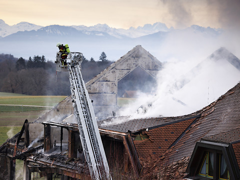 Salle de gym du collège de Bière en flammes: piste criminelle
