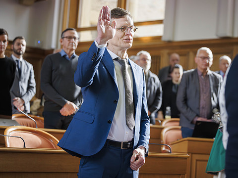 Hommage et remerciements au conseiller d'Etat Laurent Kurth