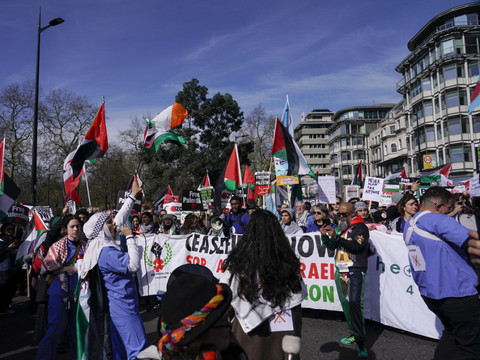 Des milliers de Londoniens pour un cessez-le-feu à Gaza