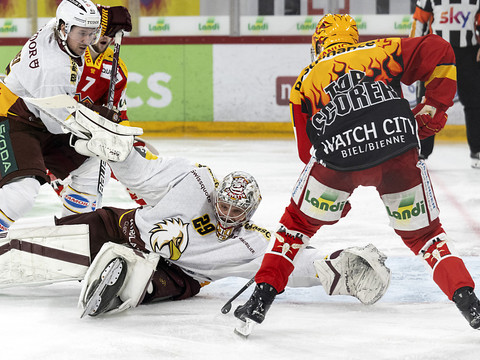 Play-in: Bienne bat Genève, Lugano jouera Fribourg