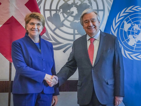 Amherd parle à l'ONU de défis encore importants pour les Suissesses