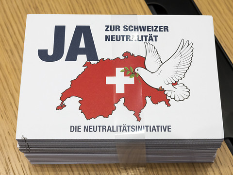 140'000 signatures pour l'initiative sur la neutralité