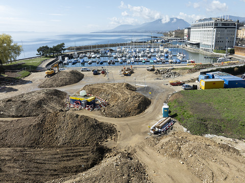 Travaux des Jeunes-Rives à Neuchâtel: calendrier et coûts respectés