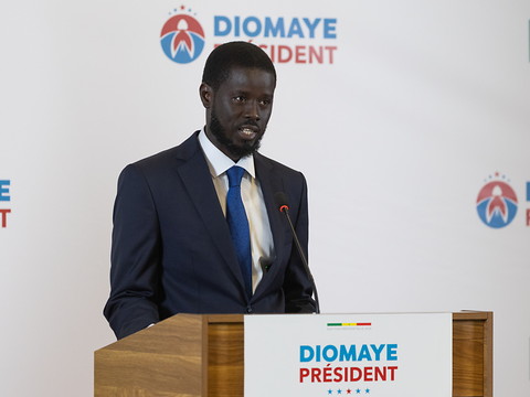 Diomaye Faye, candidat de la 