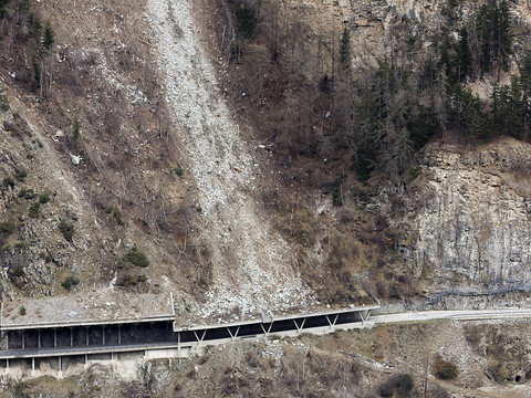 Nouvel éboulement dans le Val d'Anniviers