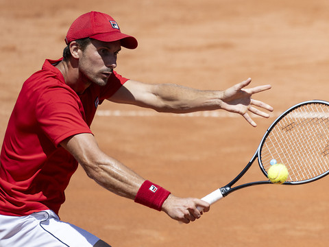 Deux doubles fautes qui sont mal tombées pour Alexander Ritschard