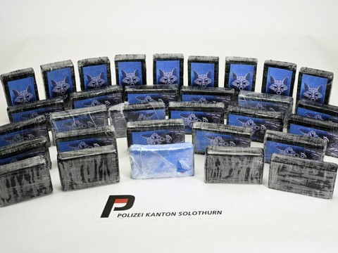 Saisie de 30 kilos de cocaïne et cinq arrestations à Granges (SO)