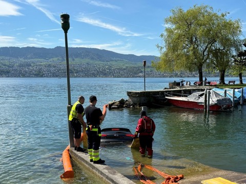 Une voiture tombe dans le lac de Zurich, pas de blessé