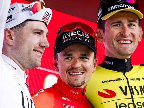 Marc Hirschi battu d'un rien par Tom Pidcock à Valkenburg