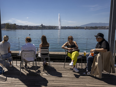 Record de température à Genève pour un mois d'avril: plus de 28°