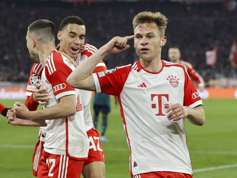 Ligue des champions: le Bayern sort Arsenal