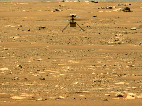 L'hélicoptère de la NASA sur Mars envoie son dernier message