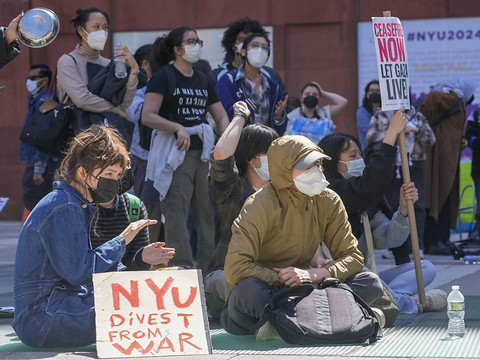 Plus de 130 manifestants pro-Gaza arrêtés sur un campus à New York