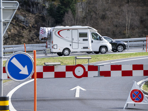 Longue file au Gothard