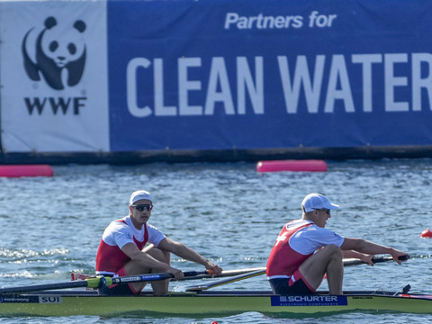 Le bronze pour Röösli/Gulich en deux sans barreur