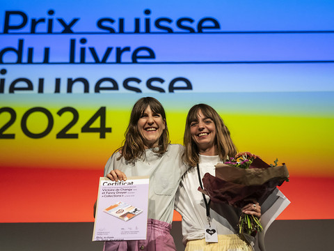 Prix suisse du livre jeunesse à Fanny Dreyer et Victoire de Changy
