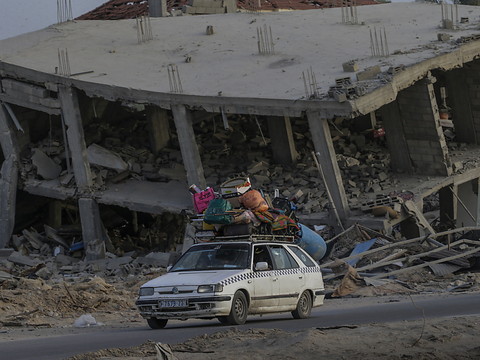 Frappes israéliennes et combats dans la bande de Gaza