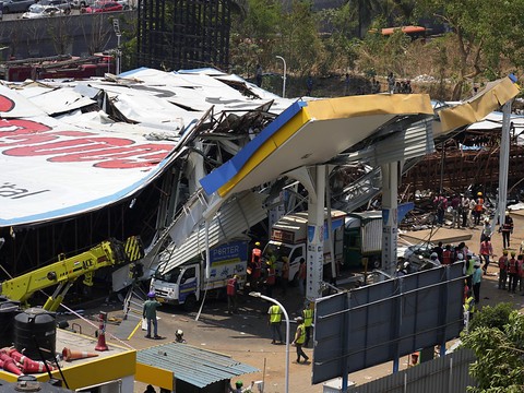 Inde: enquête sur la chute d'un panneau qui a fait 14 morts