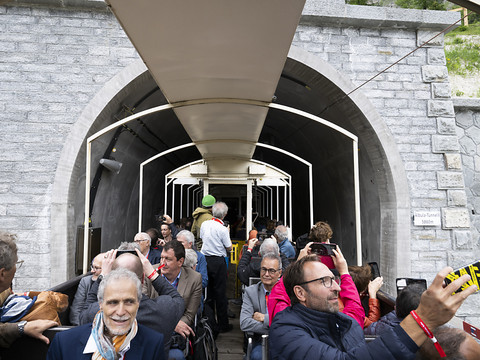 Inauguration du tunnel de l'Albula, après 10 ans de travaux