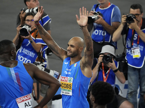Marcell Jacobs sacré sur 100m à deux mois des JO