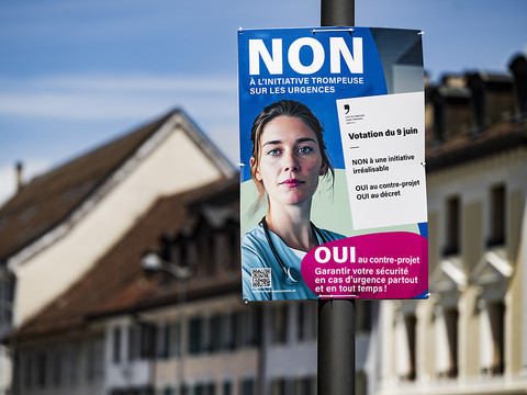 Les Fribourgeois choisissent le contre-projet en matière d'urgences