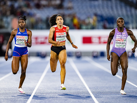100 m: Mujinga Kambundji en finale avec le 7e temps des demies