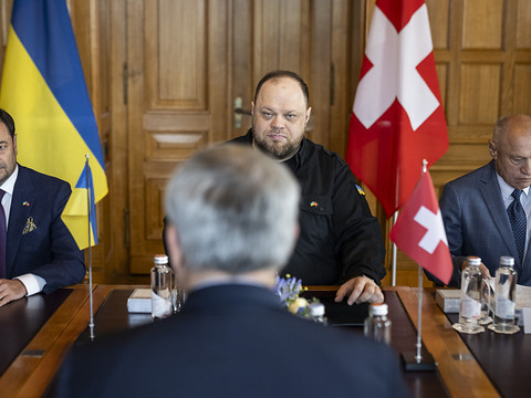 Visite ukrainienne: le chef de groupe UDC repoussé par la sécurité