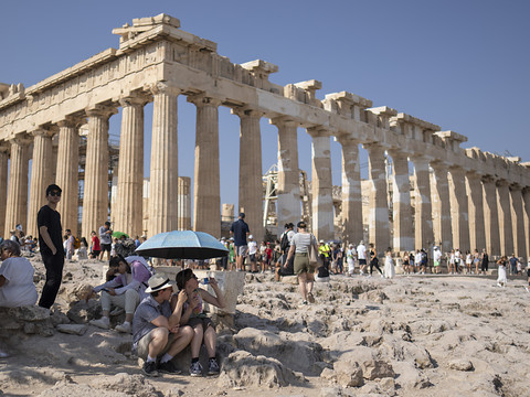 Canicule: L'Acropole d'Athènes partiellement fermée aux visiteurs