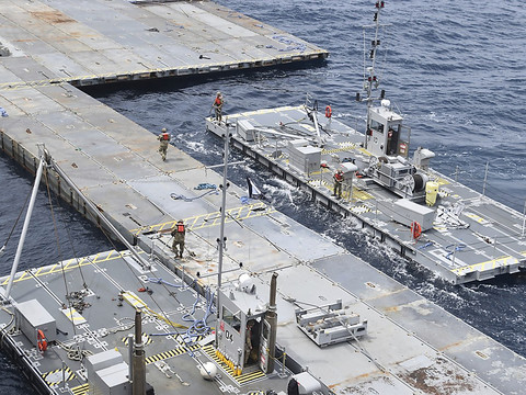 Gaza: la jetée américaine va être déplacée pour être mise à l'abri