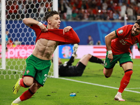 Euro 2024: le Portugal passe l'épaule à la 92e
