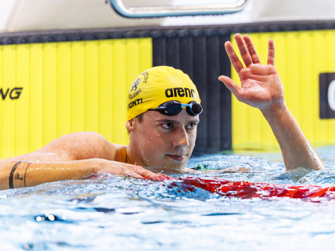 Européens: Noè Ponti meilleur temps des séries du 100 m papillon