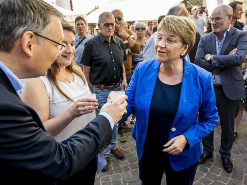 Le Conseil fédéral en excursion sur les terres de Viola Amherd