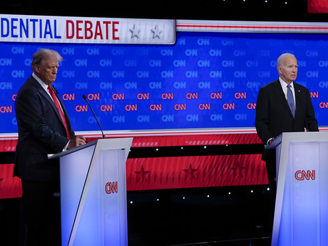Débat tendu entre un Trump plein d'aplomb et un Biden embrouillé