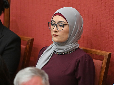 Canberra: des militants pro-palestiniens devant le Parlement