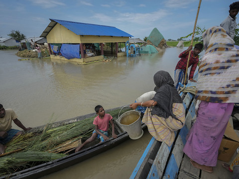 Des inondations font neuf morts en Inde et au Bangladesh