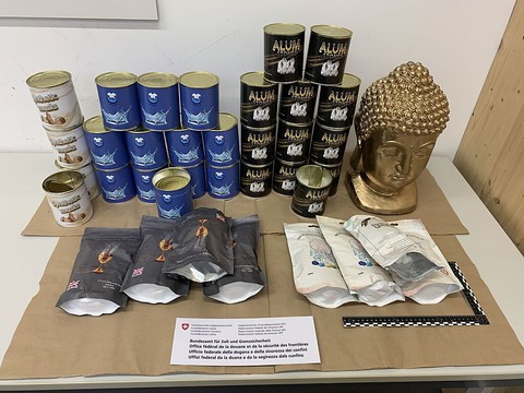 Saisie de 13 kilos de kétamine et d'un kilo de MDMA à Bâle