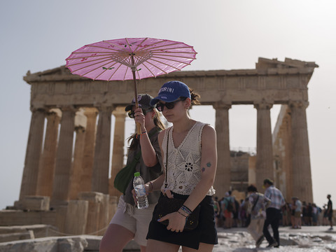 L'Acropole d'Athènes ferme partiellement en raison de la canicule