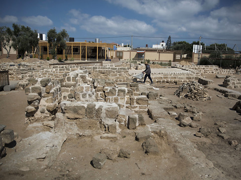 Gaza: monastère de Saint-Hilarion  au patrimoine mondial en péril