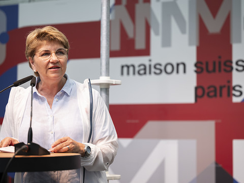 Viola Amherd espère que le nombre de médailles de Tokyo soit égalé