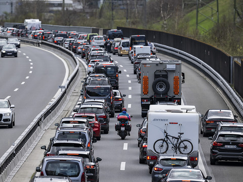 Les bouchons restent pour l'heure mesurés au Gothard