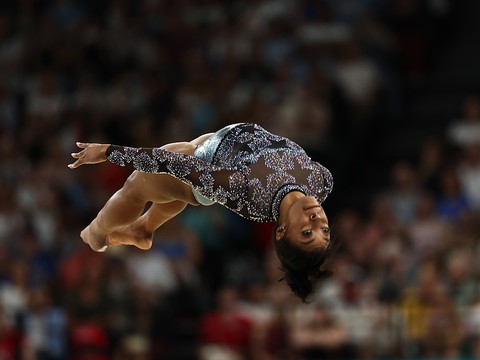 Le premier show époustouflant de Simone Biles