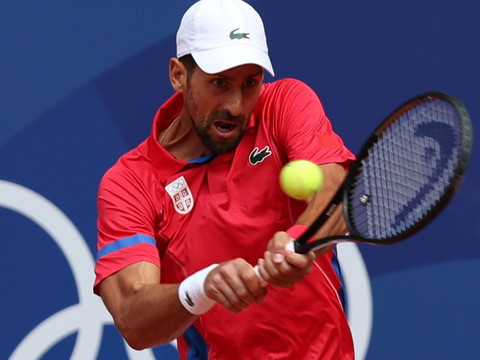 Novak Djokovic en quarts de finale