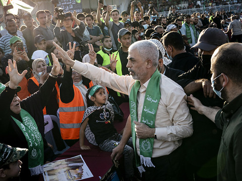 Le Hamas nomme son chef à Gaza Yahya Sinouar à sa tête