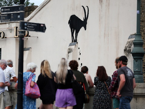 Des Banksy animaliers fleurissent sur les murs à Londres