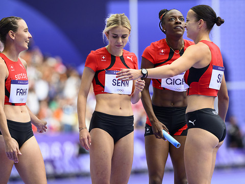 4x400 m dames: Pas de finale pour le quatuor suisse