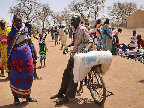 Convoi d'aide humanitaire de retour au Darfour depuis le Tchad