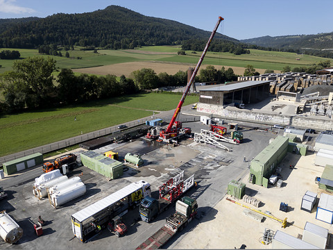 Succès du premier forage du projet de géothermie à Haute-Sorne (JU)