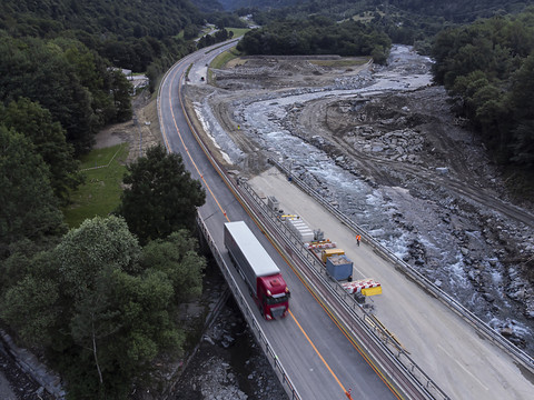Grisons: l'autoroute A13 rouvre complètement mardi