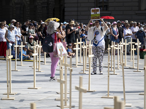 Manifestation à Berne pour les chrétiens persécutés