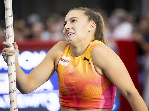Angelica Moser 5e à Bruxelles, Tebogo battu